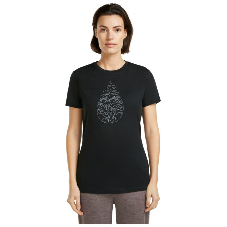 Tricou femei Icebreaker Women Merino 150 Tech Lite SS Tee Hike Path