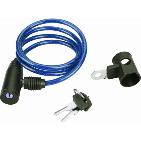 Lacăt pentru bicicletă Extol lanko, 6x1000 mm albastru Blue