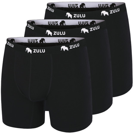 Boxeri bărbați Zulu Merino 160 6in 3-pack negru black