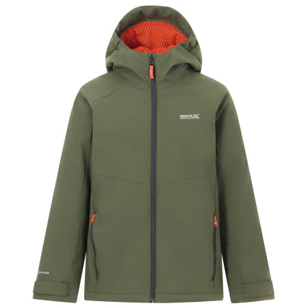 Geacă de iarnă copii Regatta Hillain Warm Lined Dark Khaki khaki DrkKhaTea