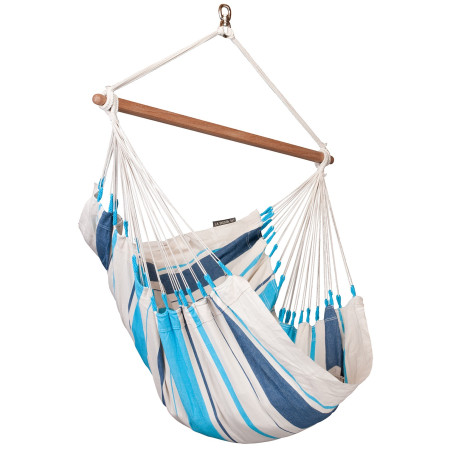 Balansoar La Siesta Caribeňa Basic alb/albastru Aquablue