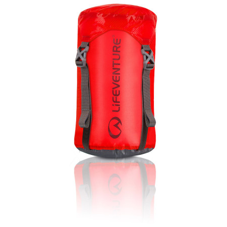 Husă de compresie LifeVenture Ultralight Compression Sack 5 l roșu