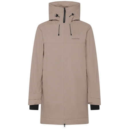 Geacă softshell pentru femei Didriksons Eris Wns Parka bej Ash Brown