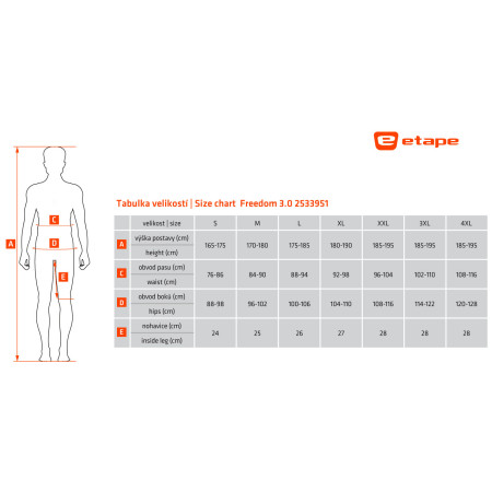 Pantaloni scurți de ciclism bărbați Etape Freedom 3.0