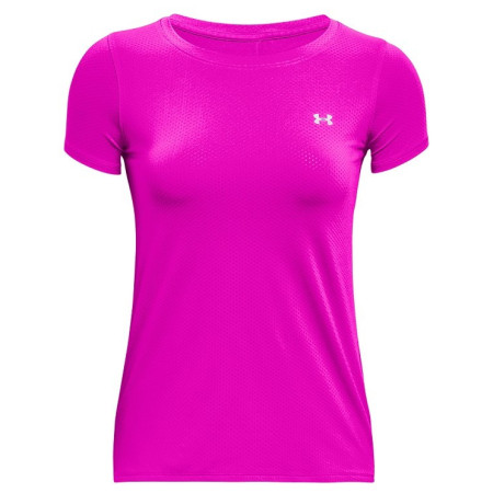 Tricou funcțional femei Under Armour HG Armour SS roz MeteorPink//MetallicSilver