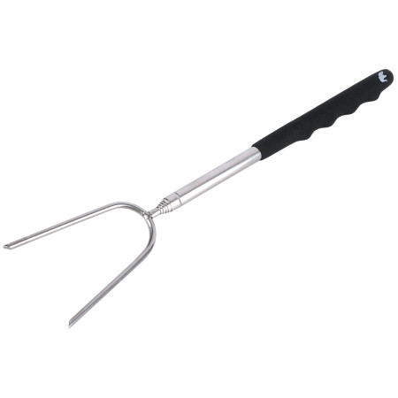 Furculiță grătar Zulu Roast negru/argintiu silver/black