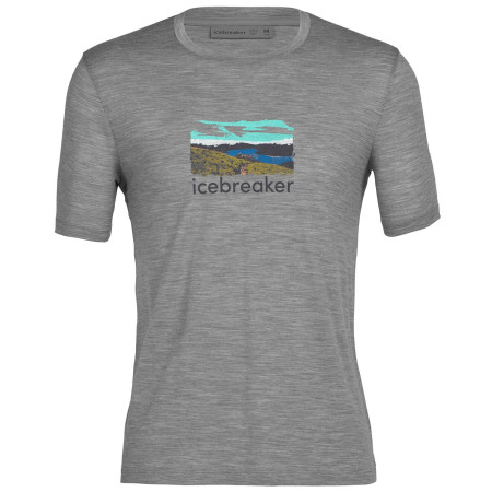 Tricou bărbați Icebreaker Men Tech Lite II SS Tee Trailhead gri