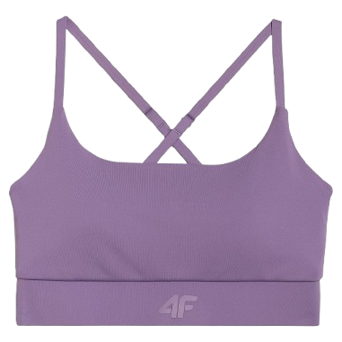 Bustieră 4F Sport Bra F173 violet DARK PINK
