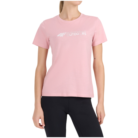 Tricou femei 4F Tshirt F3495 roz deschis Light Pink