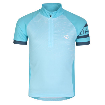 Tricou ciclism copii Dare 2b Speed up Jersey albastru deschis