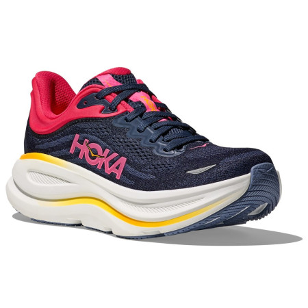 Încălțăminte de alergat pentru femei Hoka W Bondi 9 negru/roz Varsity Navy / Nautical Dusk