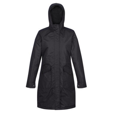 Geacă lungă de iarnă femei Regatta Romine negru/gri Black(Black)