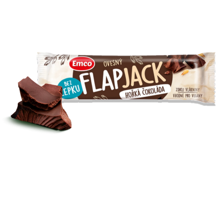 Baton Emco Flapjack ciocolată fierbinte 45 g