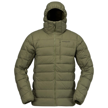 Geacă de puf bărbați Norrona femund down700 Zip Hood olive Olive Night
