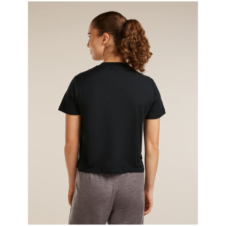 Tricou femei Icebreaker Merino 150 Tech Lite SS Crop Tee NZ Flora