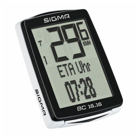 Počítač Sigma BC 16.16 drátový negru