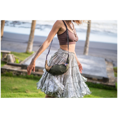 Borsetă Ticket to the moon Upcycled Sling Bag