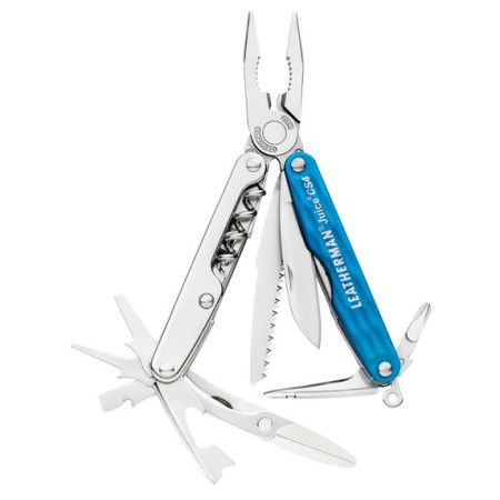 Multitool Leatherman Juice CS4 albastru deschis CobaltBlue