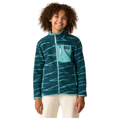 Hanorac funcțional copii Regatta Junior Frankie Warm Fleece Mediterranea Zebra