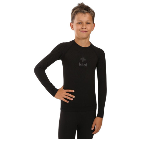 Tricou funcțional copii Kilpi Nathan-Jb Black negru BLK