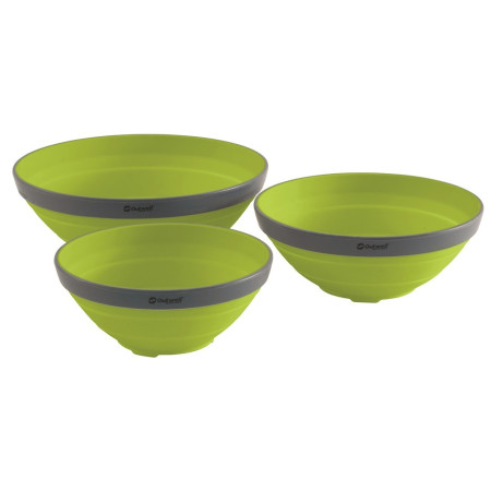 Set de boluri Outwell Collaps Bowl Set verde lime green
