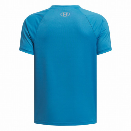 Tricou copii Under Armour Tech Split Wordmark SS-BLU