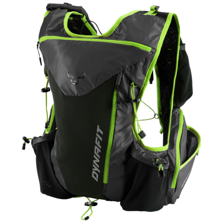 Rucsac pentru alergare Dynafit Enduro 12 2.0 verde/gri închis Asphalt/FluoYellow