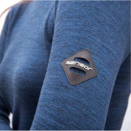 Tricou funcțional femei Sensor Merino Bold Roll Neck dl.rukáv