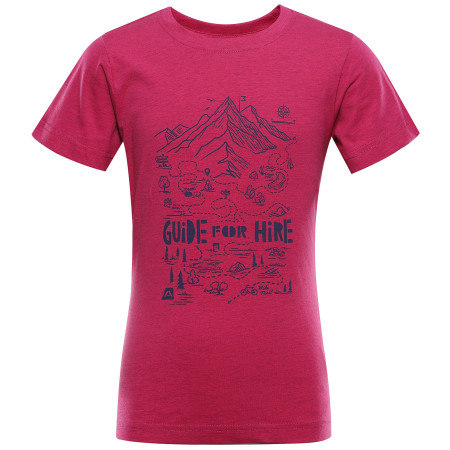 Tricou copii Alpine Pro Nogero Fuchsia roz FUCHSIA FEDORA VARIANTA PA