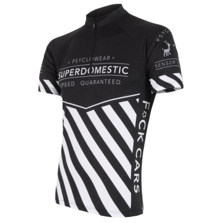 Pánský cyklistický dres Sensor Superdomestic negru