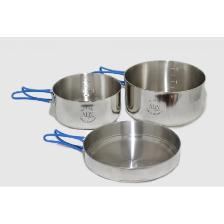 Set vase ALB forming K2 argintiu