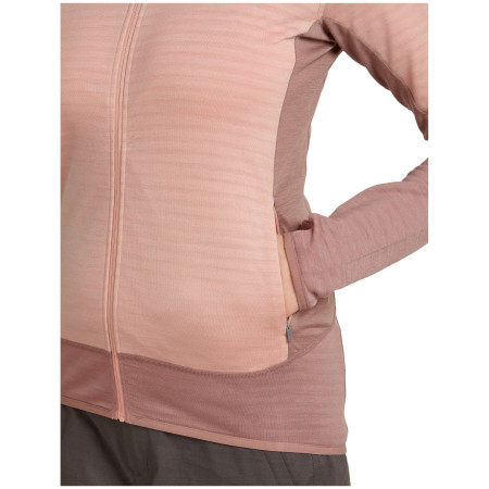 Hanorac funcțional de damă Icebreaker Women Merino Blend 300 RealFleece™ Descender LS Zip