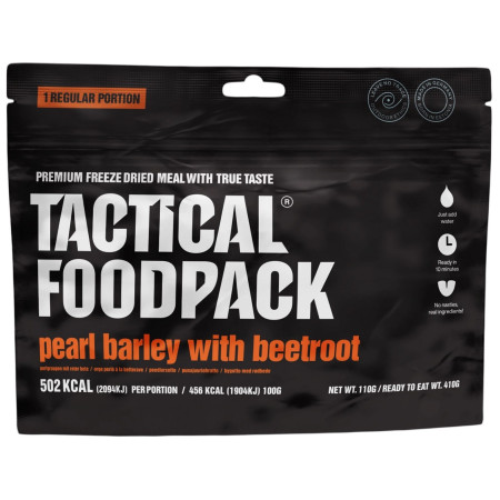 Mâncare deshitradată Tactical Foodpack Pearl Barley with Beetroot 110g