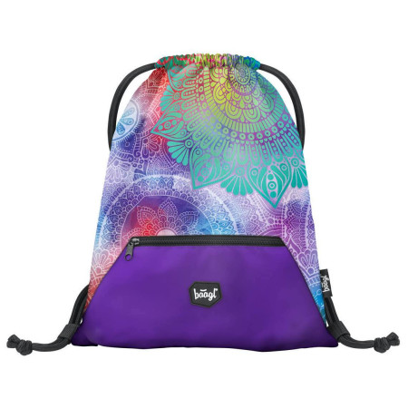 Sac Baagl Sáček na obuv s kapsou violet/verde