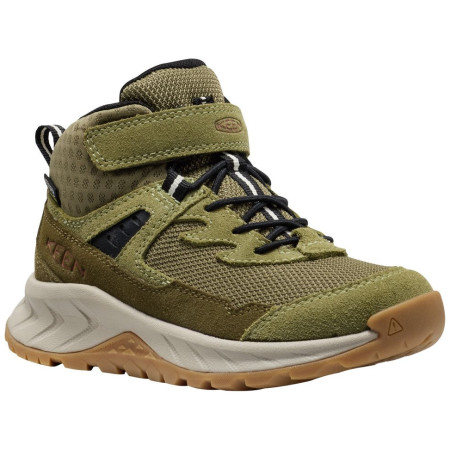 Încălțăminte copii Keen Hightrail Mid Wp Children Dark Olive verde dark olive/martini olive