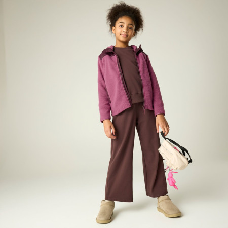 Hanorac copii Regatta Myla Hybrid Jacket Fig/Violet