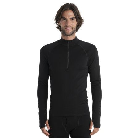 Tricou funcțional bărbați Icebreaker M 300 MerinoFine Polar LS Half Zip