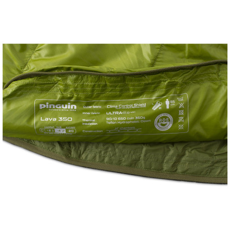 Sac de dormit Pinguin Lava 350 175 cm