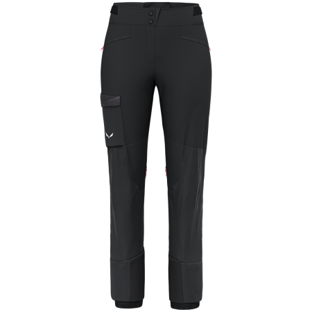 Pantaloni femei Salewa Sella Dst Hyb Pant W negru black out