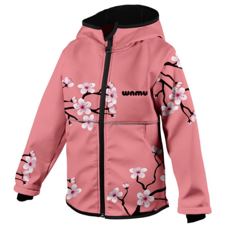 Geacă softshell copii WAMU Pink roz PINK