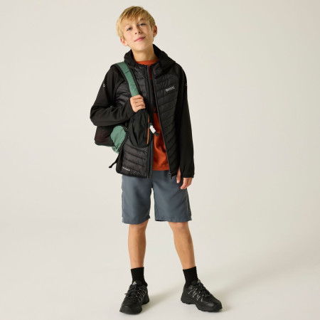 Geacă copii Regatta Junior Andreson Hybrid Black/Sealgr