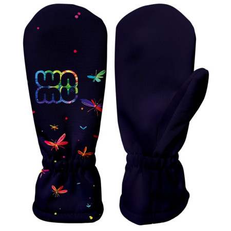 Mănuși softshell pentru copii WAMU Dark Purple