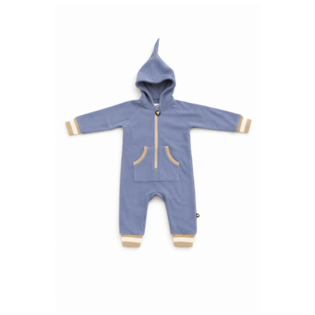 Salopetă copii DucKsday Polar Fleece Twin/Blue albastru Blue/Sand