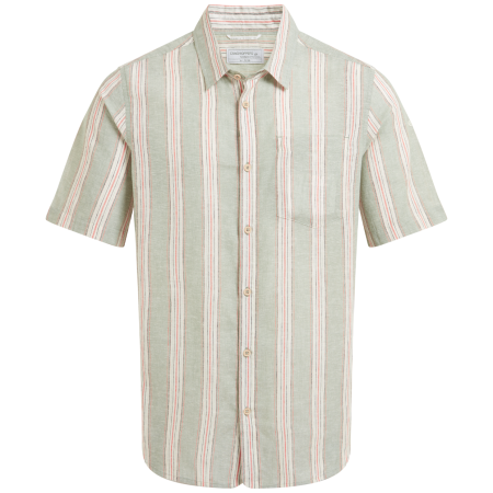 Cămașă Craghoppers Argino Short Sleeved Shirt verde deschis LcnGrnStripe
