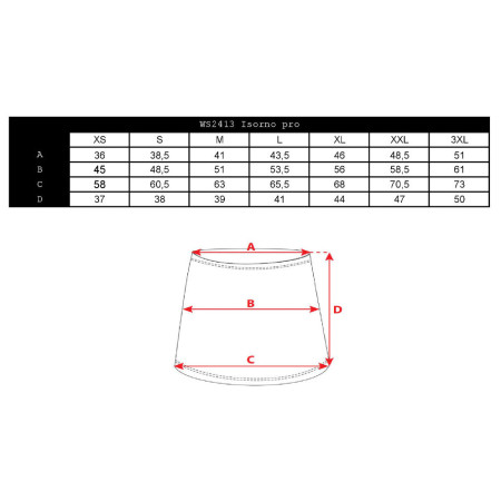 Fustă de ciclism femei Silvini Isorno Pro