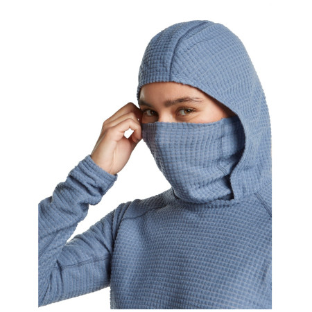 Hanorac femei Icebreaker Wom Mer 400 RealFleece Grid Pulover Hood