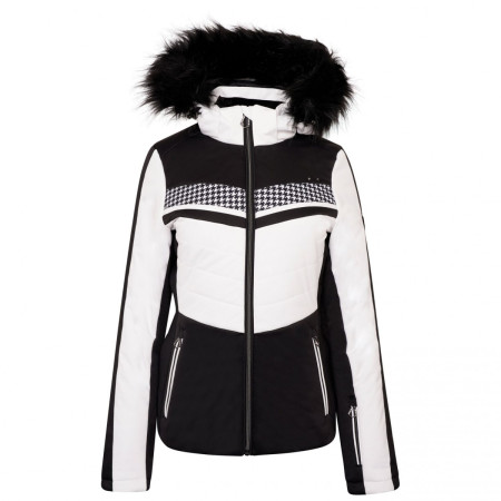 Geacă femei Dare 2b Dynamite Jacket alb/negru