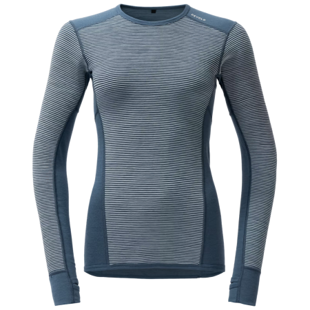 Tricou funcțional femei Devold Reverso Merino Shirt Wmn albastru Dawn