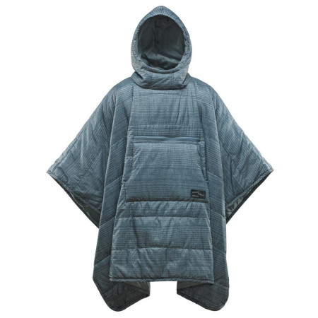 Poncho Therm-a-Rest Honcho Poncho albastru închis BlueWoven Prnt