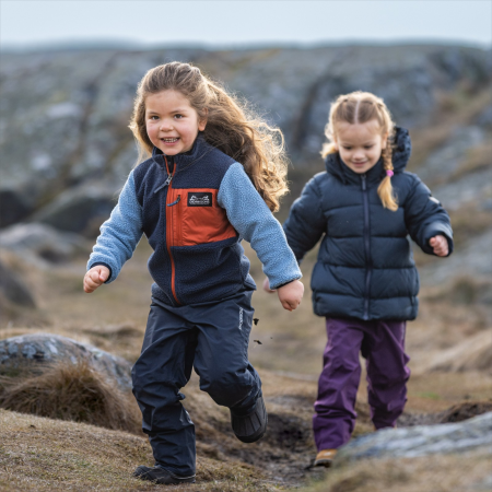 Hanorac copii Didriksons Anten Kids Fullzip 2 Winter Blue
